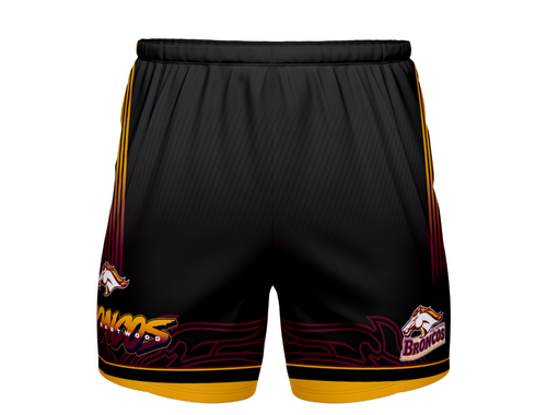 PRE ORDER RYDE EASTWOOD BRONCOS SHORTS 2024 (BLACK)