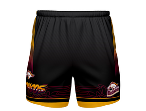 PRE ORDER RYDE EASTWOOD BRONCOS SHORTS 2024 (BLACK)