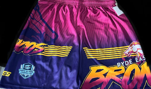 2024 Ryde Eastwood Broncos State Cup Shorts