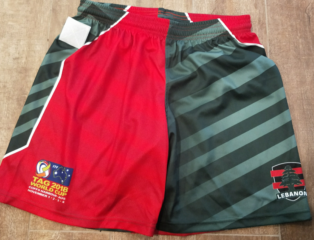 Lebanon Green/Red Shorts and Tights